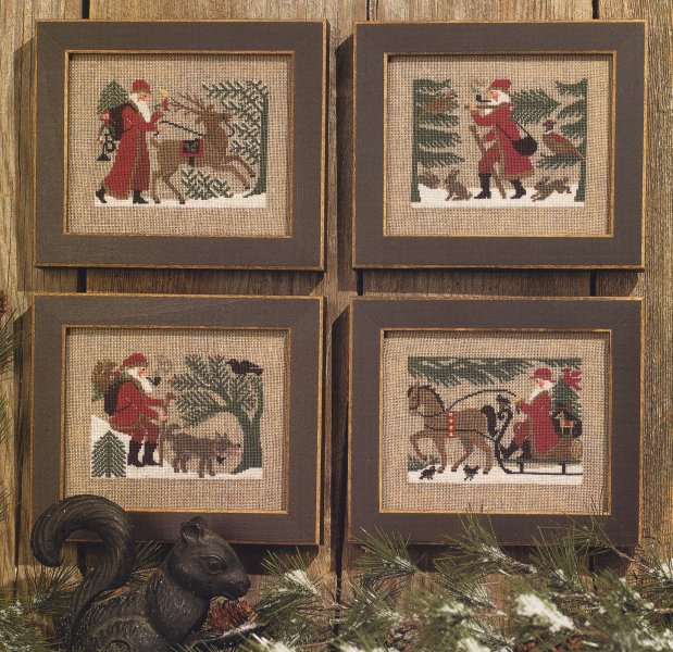 Prairie Schooler Woodland Santas (reprint)